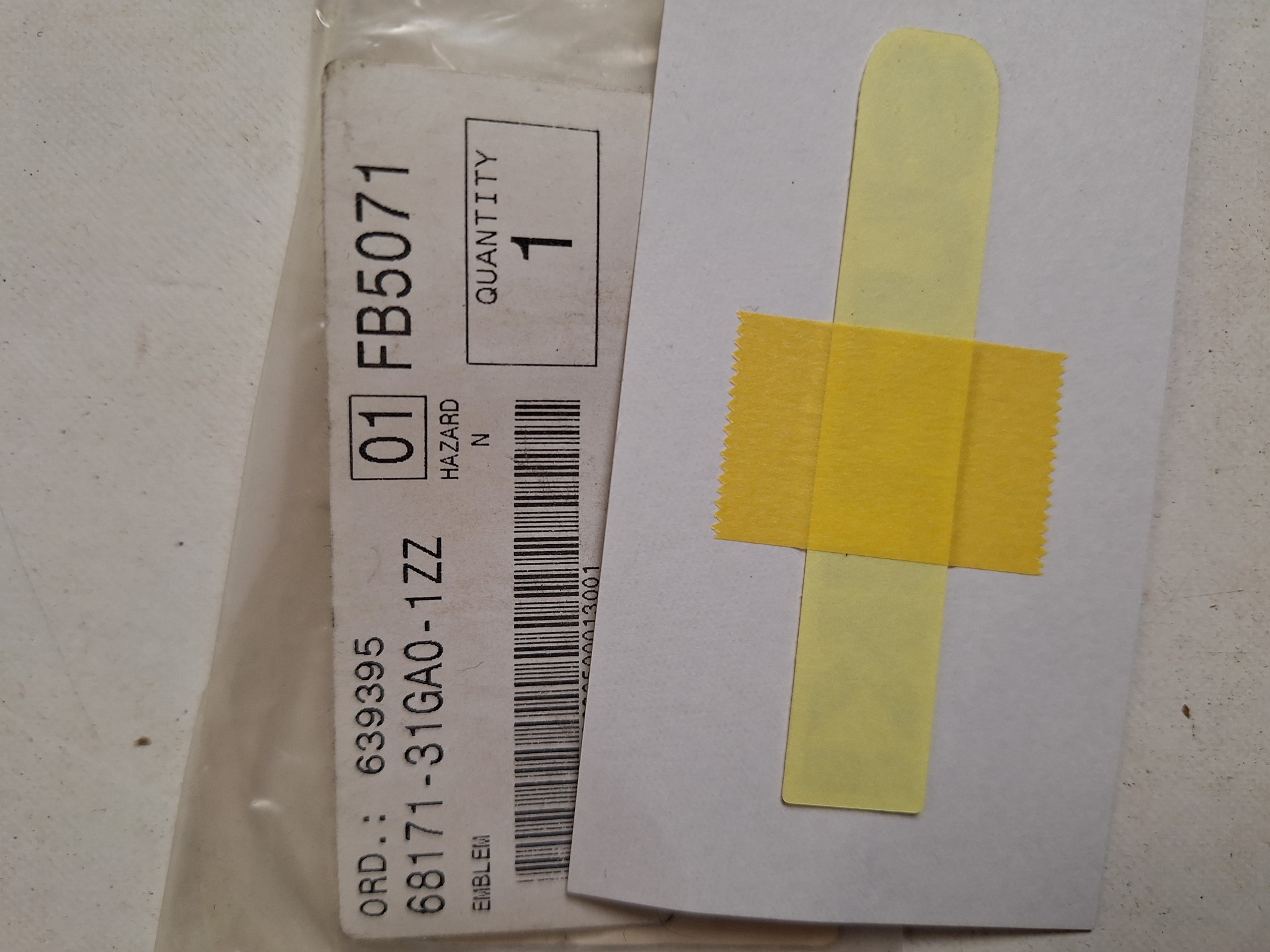 Picture of SUZUKI  EMBLEM  68171-31GA0-1ZZ